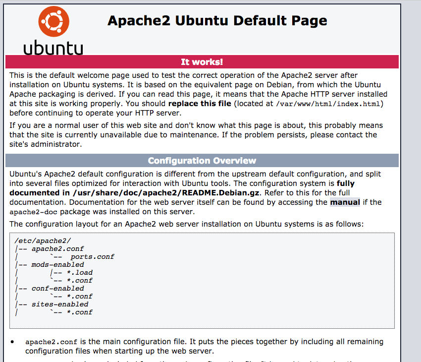 Comment installer Varnish HTTP Cache sur un VPS sur ubuntu et Apache? 3 Page par defaut apache